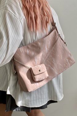 2025 Women's Large Capacity Tote Bag - Spring Summer Chain Shoulder Crossbody Bag - Trendy Niche Design
