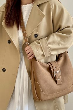 2025 Women's Matte Retro Saddle Bag - Versatile Crossbody Shoulder Bag for Commuting, Niche Design, Chic Everyday Style
