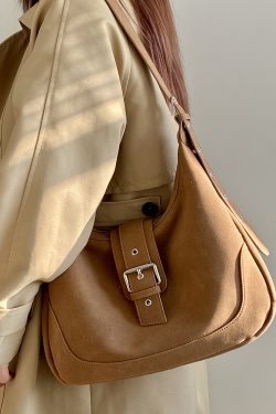 2025 Women's Matte Retro Saddle Bag - Versatile Crossbody Shoulder Bag for Commuting, Niche Design, Chic Everyday Style