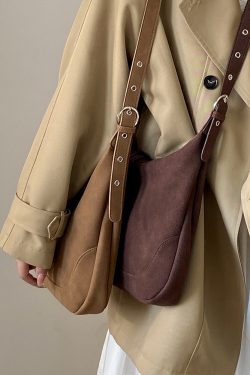 2025 Women's Matte Retro Saddle Bag - Versatile Crossbody Shoulder Bag for Commuting, Niche Design, Chic Everyday Style