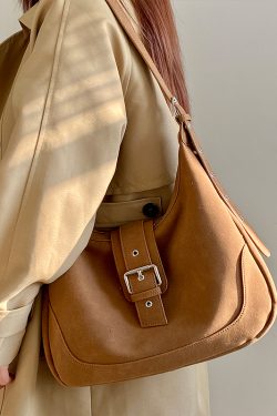 2025 Women's Matte Retro Saddle Bag - Versatile Crossbody Shoulder Bag for Commuting, Niche Design, Chic Everyday Style