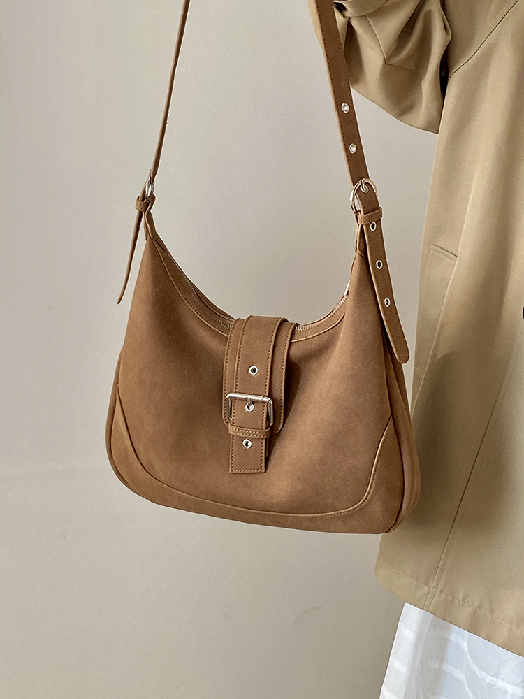 2025 Women's Matte Retro Saddle Bag - Versatile Crossbody Shoulder Bag for Commuting, Niche Design, Chic Everyday Style 2025 Women's Matte Retro Saddle Bag - Versatile Crossbody Shoulder Bag for Commuting, Niche Design, Chic Everyday Style