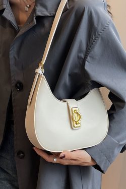 2025 Women's Minimalist Textured Saddle Bag - Summer Fresh Underarm High-End Shoulder Bag