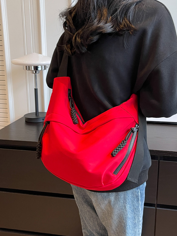 2025 Women's Oxford Cloth Crossbody Bag, Large Capacity Dumpling Shoulder Bag for Class and Commuting, Trendy Casual Style 2025 Women's Oxford Cloth Crossbody Bag, Large Capacity Dumpling Shoulder Bag for Class and Commuting, Trendy Casual Style