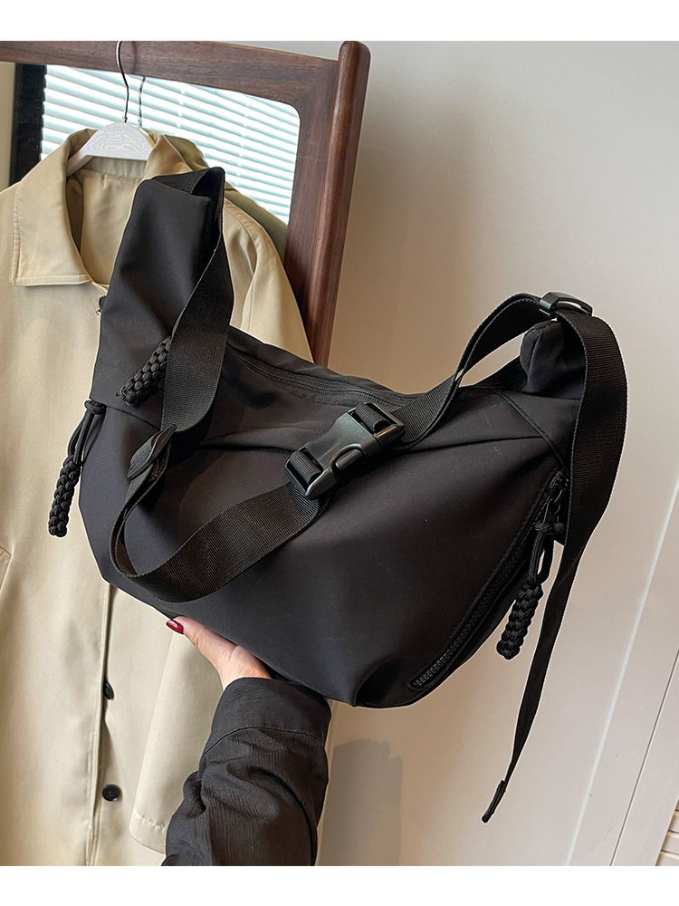 2025 Women's Oxford Cloth Crossbody Bag, Large Capacity Dumpling Shoulder Bag for Class and Commuting, Trendy Casual Style 2025 Women's Oxford Cloth Crossbody Bag, Large Capacity Dumpling Shoulder Bag for Class and Commuting, Trendy Casual Style