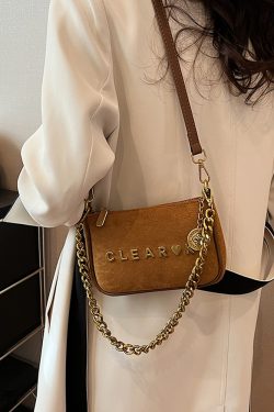 2025 Women's Retro Matte Underarm Bag - High-End Chain Small Square Crossbody Phone Bag for Spring and Summer
