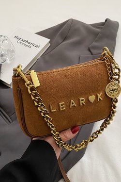 2025 Women's Retro Matte Underarm Bag - High-End Chain Small Square Crossbody Phone Bag for Spring and Summer