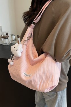 2025 Women's Summer Canvas Tote Bag - Versatile Large Capacity Shoulder Crossbody Bag in Korean Style for Students and Commuters