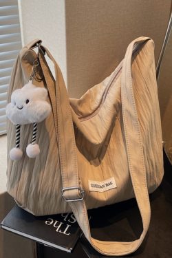 2025 Women's Summer Canvas Tote Bag - Versatile Large Capacity Shoulder Crossbody Bag in Korean Style for Students and Commuters