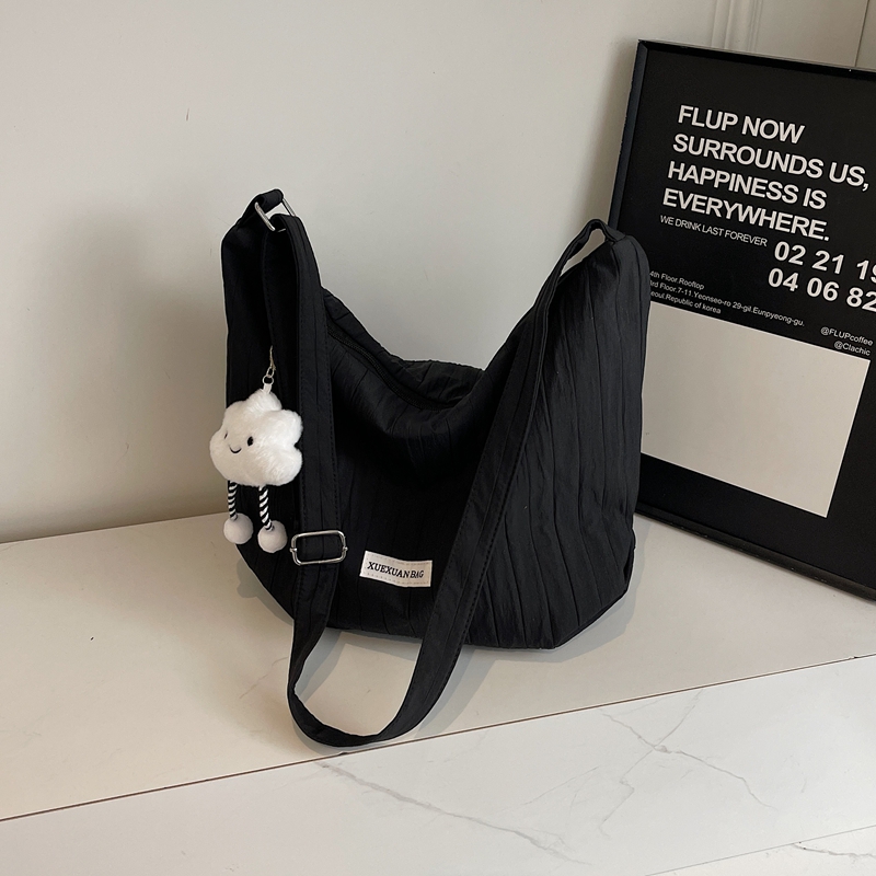 2025 Women's Summer Canvas Tote Bag - Versatile Large Capacity Shoulder Crossbody Bag in Korean Style for Students and Commuters 2025 Women's Summer Canvas Tote Bag - Versatile Large Capacity Shoulder Crossbody Bag in Korean Style for Students and Commuters