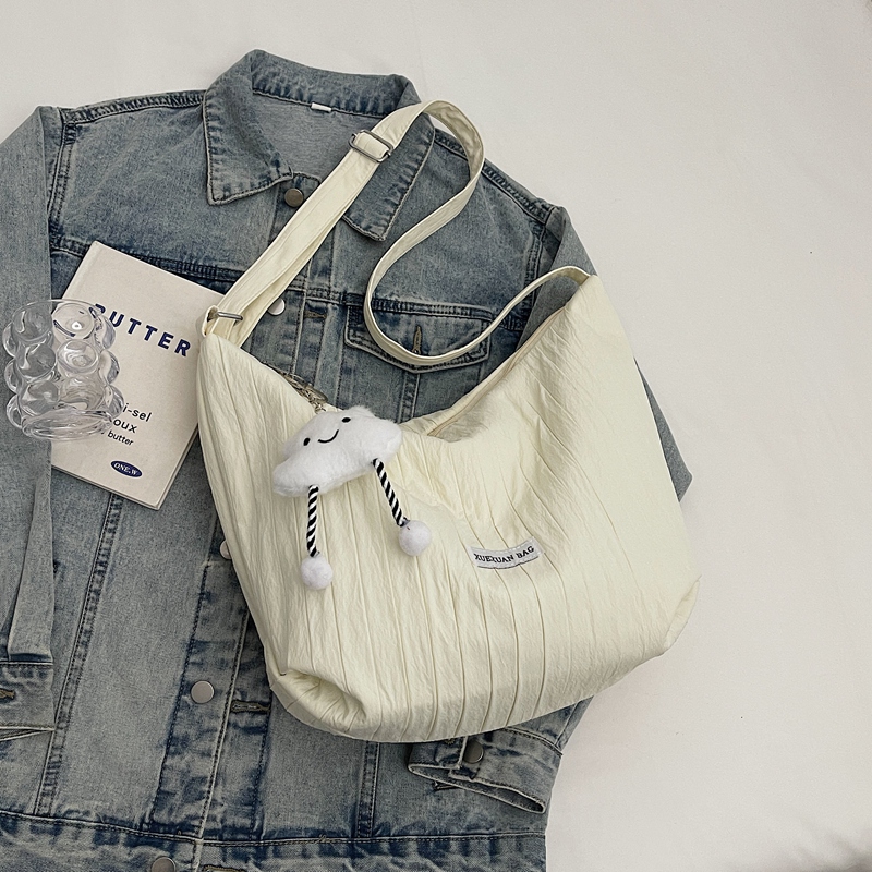 2025 Women's Summer Canvas Tote Bag - Versatile Large Capacity Shoulder Crossbody Bag in Korean Style for Students and Commuters 2025 Women's Summer Canvas Tote Bag - Versatile Large Capacity Shoulder Crossbody Bag in Korean Style for Students and Commuters