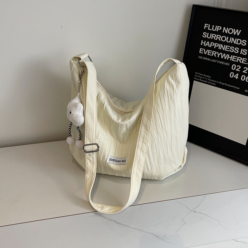 2025 Women's Summer Canvas Tote Bag - Versatile Large Capacity Shoulder Crossbody Bag in Korean Style for Students and Commuters 2025 Women's Summer Canvas Tote Bag - Versatile Large Capacity Shoulder Crossbody Bag in Korean Style for Students and Commuters