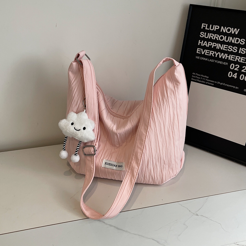 2025 Women's Summer Canvas Tote Bag - Versatile Large Capacity Shoulder Crossbody Bag in Korean Style for Students and Commuters 2025 Women's Summer Canvas Tote Bag - Versatile Large Capacity Shoulder Crossbody Bag in Korean Style for Students and Commuters