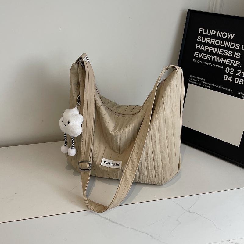 2025 Women's Summer Canvas Tote Bag - Versatile Large Capacity Shoulder Crossbody Bag in Korean Style for Students and Commuters 2025 Women's Summer Canvas Tote Bag - Versatile Large Capacity Shoulder Crossbody Bag in Korean Style for Students and Commuters