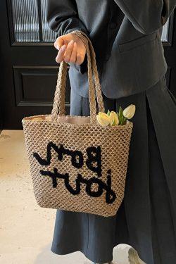 2025 Women's Summer Hollow Woven Beach Bag - Large Capacity Straw Tote for Seaside Vacation