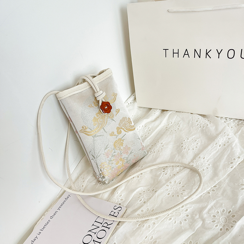 2025 Women's Summer Mini Crossbody Bag - High-End Chinese National Style Mobile Phone Bag for Walking 2025 Women's Summer Mini Crossbody Bag - High-End Chinese National Style Mobile Phone Bag for Walking