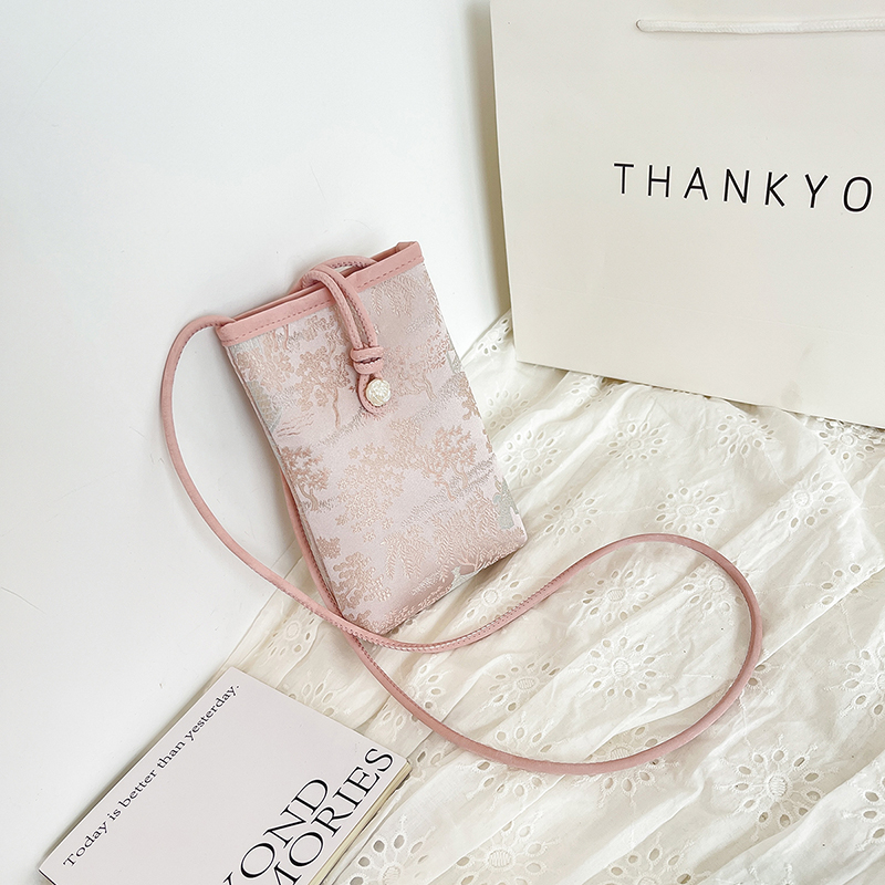 2025 Women's Summer Mini Crossbody Bag - High-End Chinese National Style Mobile Phone Bag for Walking 2025 Women's Summer Mini Crossbody Bag - High-End Chinese National Style Mobile Phone Bag for Walking