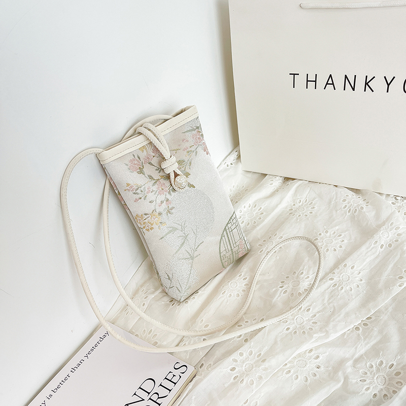 2025 Women's Summer Mini Crossbody Bag - High-End Chinese National Style Mobile Phone Bag for Walking 2025 Women's Summer Mini Crossbody Bag - High-End Chinese National Style Mobile Phone Bag for Walking