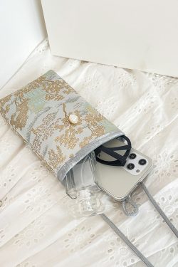 2025 Women's Summer Mini Crossbody Bag - High-End Chinese National Style Mobile Phone Bag for Walking