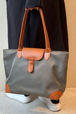 2025 Women's Summer Nylon Canvas Tote Bag - Large Capacity Shoulder Handbag for Commuting and Mommy Style