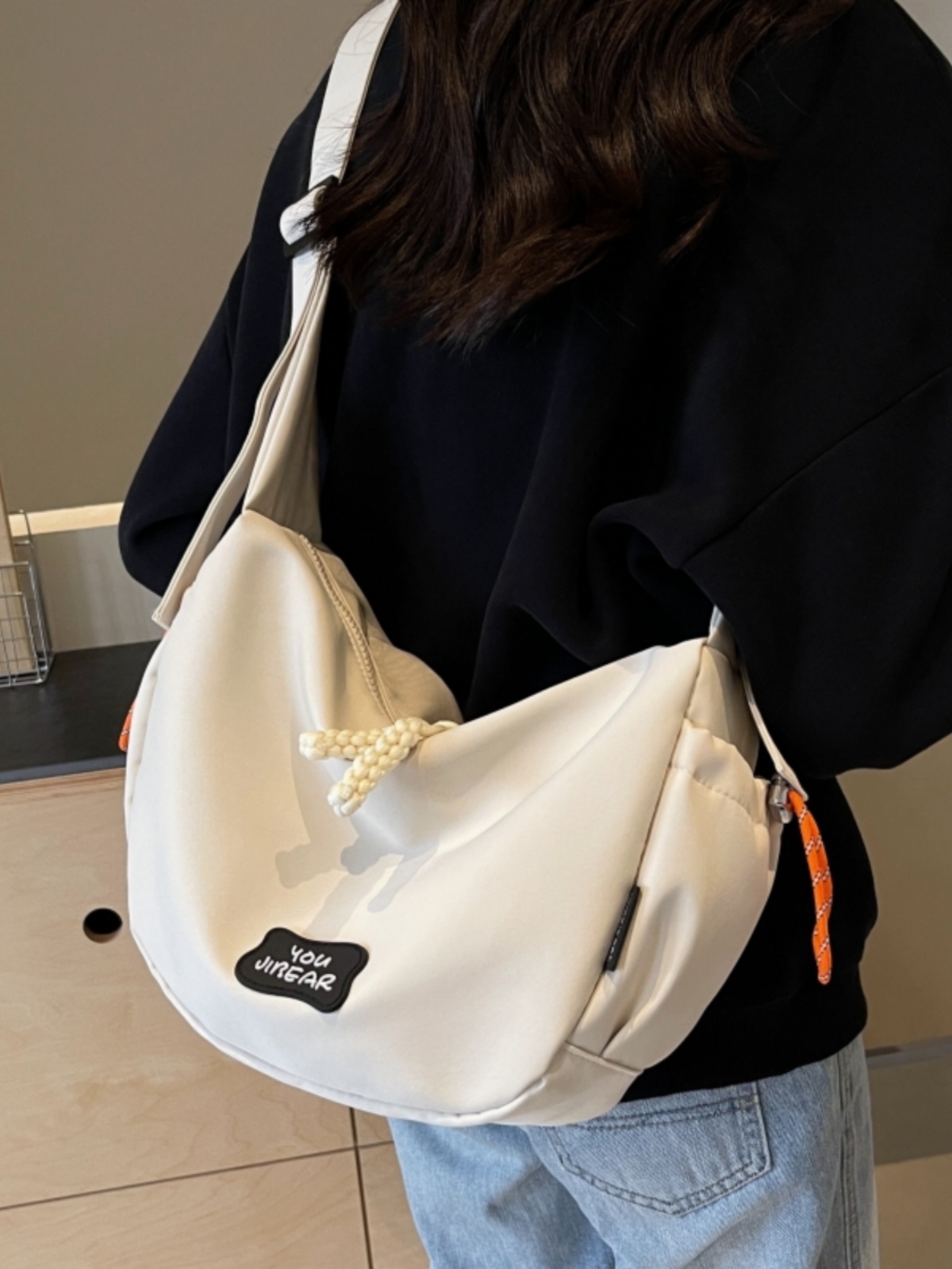 2025 Women's Summer Nylon Dumpling Bag - Large Capacity Crossbody for Students, Versatile Commuting Shoulder Bag 2025 Women's Summer Nylon Dumpling Bag - Large Capacity Crossbody for Students, Versatile Commuting Shoulder Bag