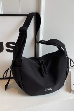 2025 Women's Summer Nylon Dumpling Bag - Large Capacity Crossbody for Students, Versatile Commuting Shoulder Bag