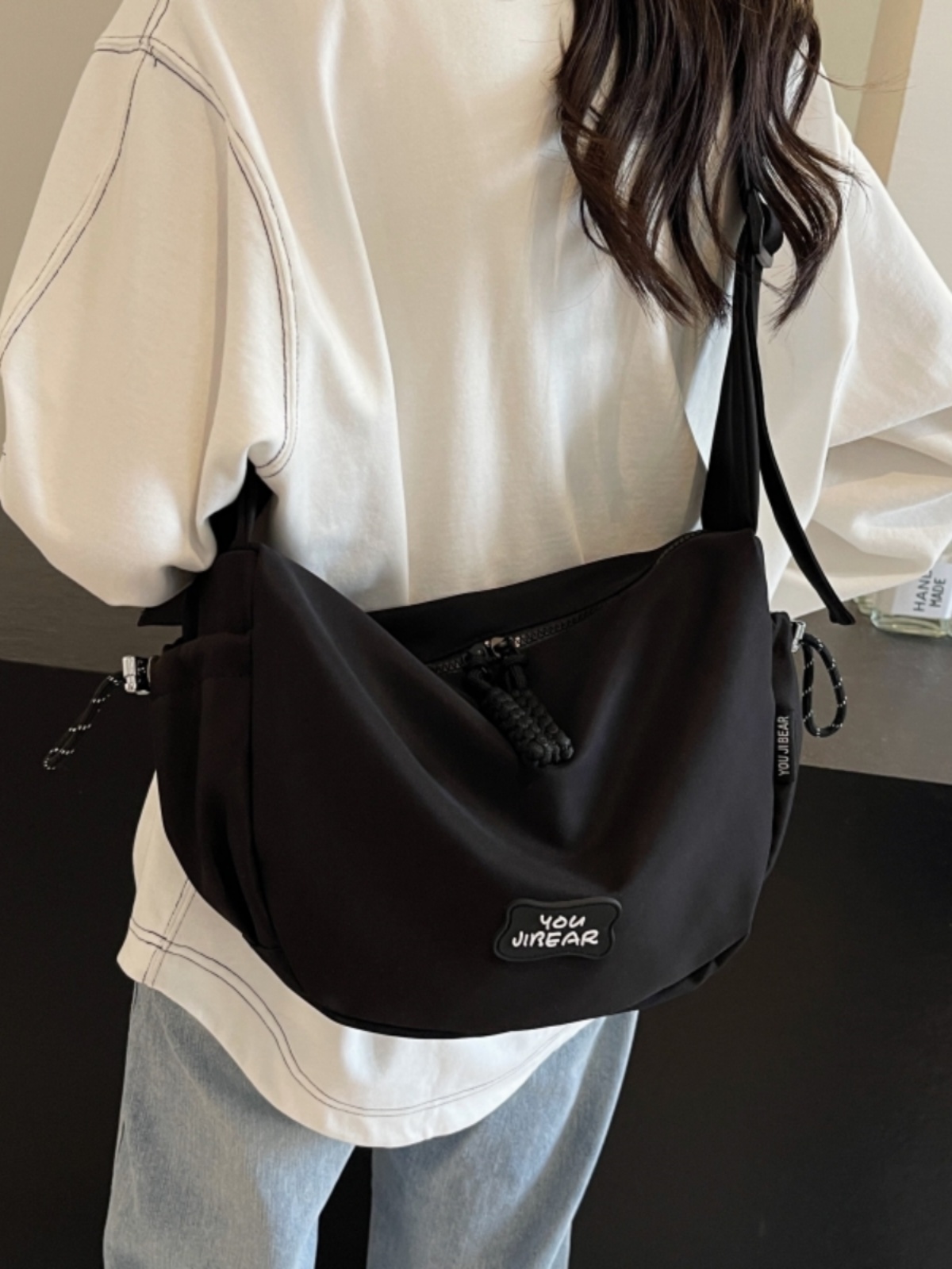 2025 Women's Summer Nylon Dumpling Bag - Large Capacity Crossbody for Students, Versatile Commuting Shoulder Bag 2025 Women's Summer Nylon Dumpling Bag - Large Capacity Crossbody for Students, Versatile Commuting Shoulder Bag