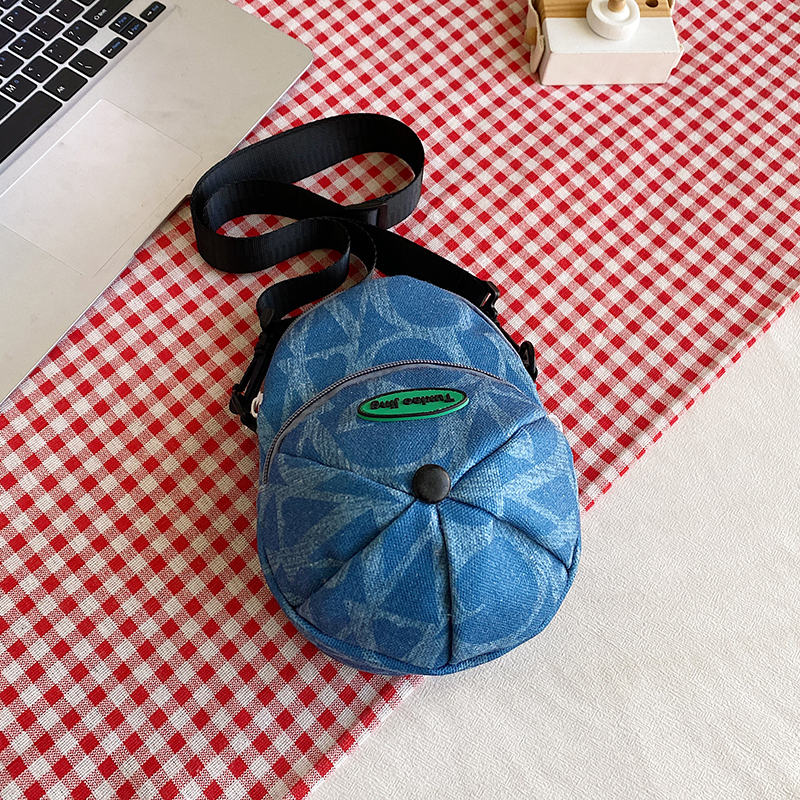 2025 Women's Summer Quirky Nylon Canvas Crossbody Hat Bag with Zipper - Small Phone Bag for Y2K Style 2025 Women's Summer Quirky Nylon Canvas Crossbody Hat Bag with Zipper - Small Phone Bag for Y2K Style