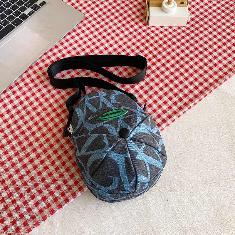 2025 Women's Summer Quirky Nylon Canvas Crossbody Hat Bag with Zipper - Small Phone Bag for Y2K Style 2025 Women's Summer Quirky Nylon Canvas Crossbody Hat Bag with Zipper - Small Phone Bag for Y2K Style