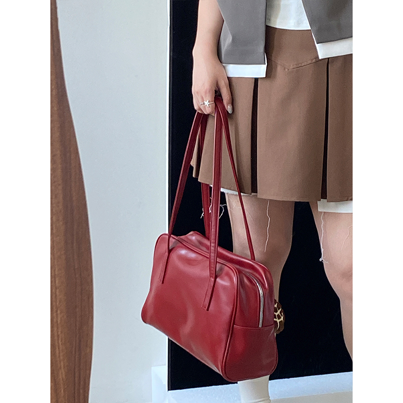 2025 Women's Tote Bag - Korean Style Light Retro Large Capacity Handheld Underarm Bag for Everyday Use 2025 Women's Tote Bag - Korean Style Light Retro Large Capacity Handheld Underarm Bag for Everyday Use