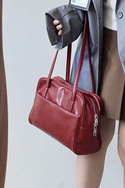 2025 Women's Tote Bag - Korean Style Light Retro Large Capacity Handheld Underarm Bag for Everyday Use