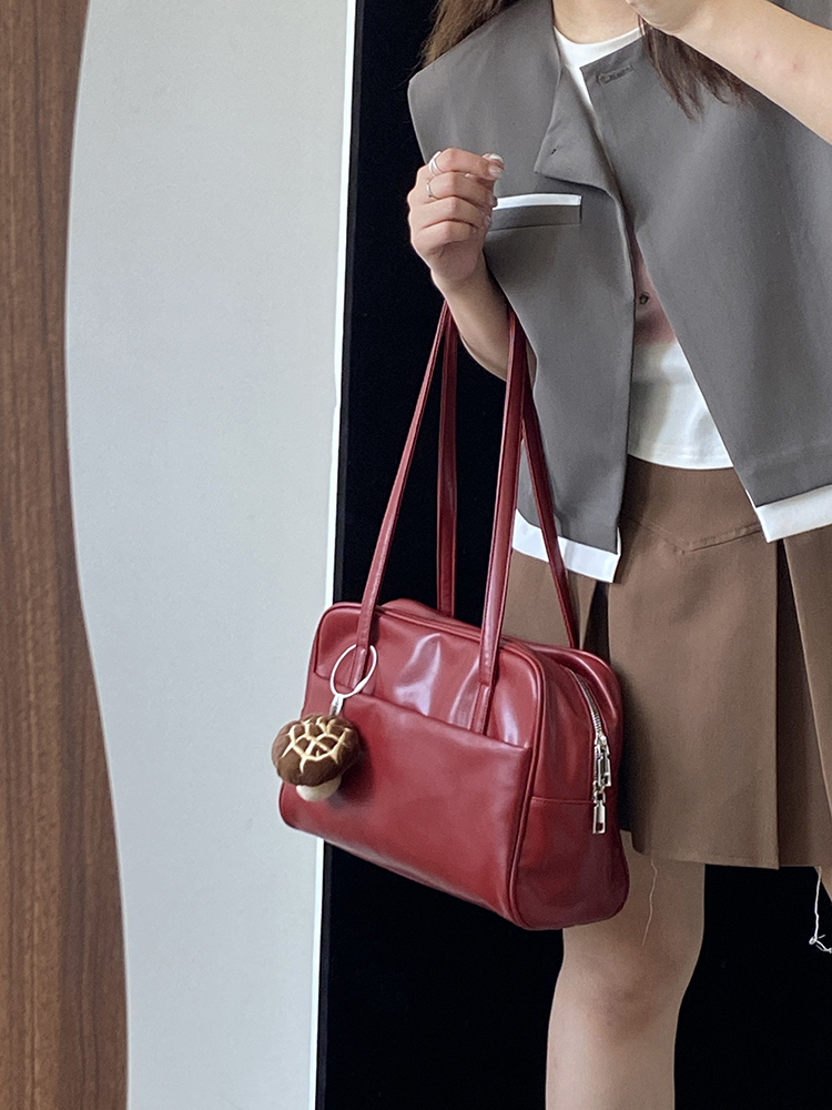 2025 Women's Tote Bag - Korean Style Light Retro Large Capacity Handheld Underarm Bag for Everyday Use 2025 Women's Tote Bag - Korean Style Light Retro Large Capacity Handheld Underarm Bag for Everyday Use