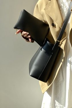 2025 Women's Versatile High-Quality Bucket Bag - Casual Commuter Shoulder Tote Crossbody Bag