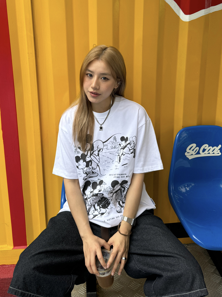 320g Heavyweight American Retro Small Collar Rice Comic Short Sleeve T-Shirt for Men and Women - Loose Street Fashion Top 320g Heavyweight American Retro Small Collar Rice Comic Short Sleeve T-Shirt for Men and Women - Loose Street Fashion Top