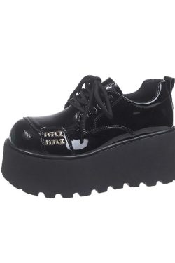 8cm Thick-Soled Retro Mary Jane Loafers for Women - Spring 2025 British Style Leather Shoes for Petite Fashion