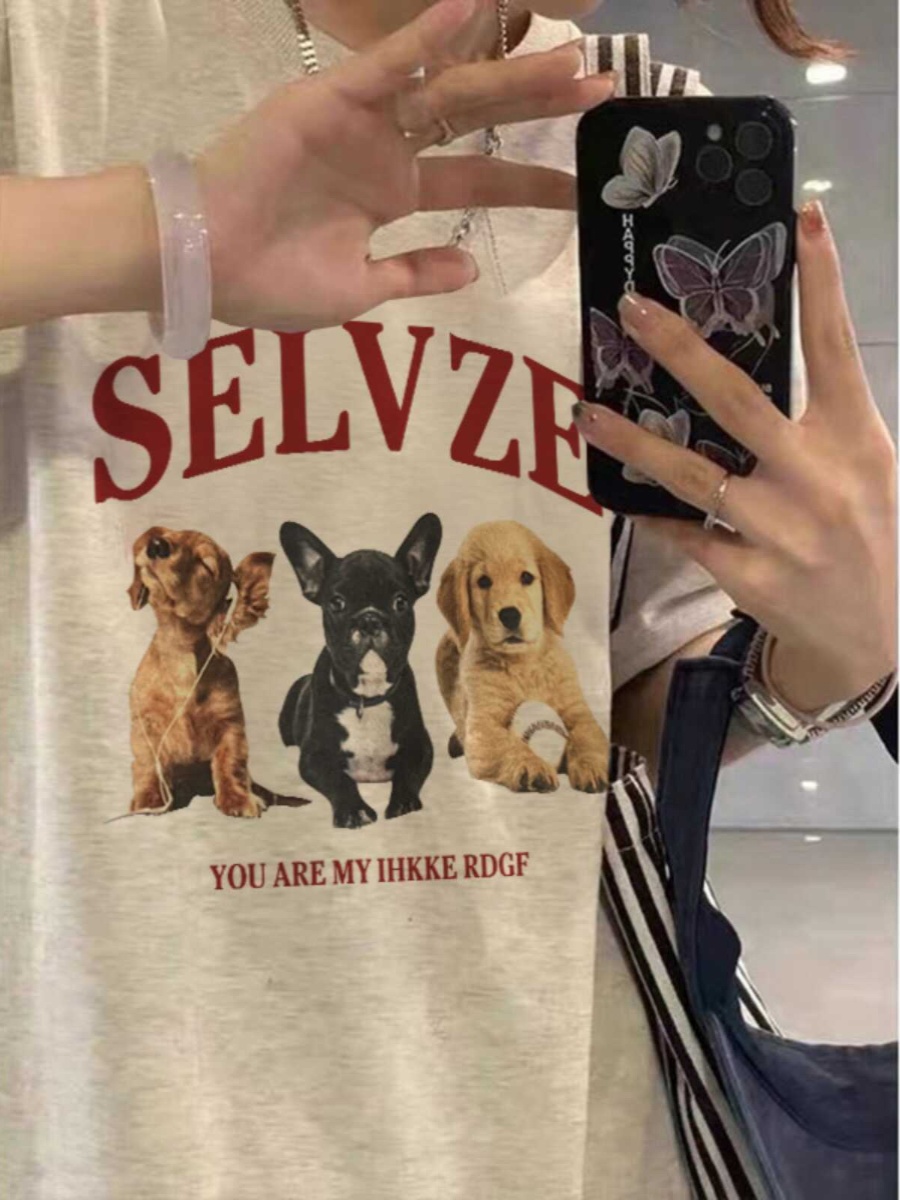 90s American Retro Cartoon Print Cotton Short Sleeve T-Shirt for Men and Women, Plus Size Loose Fit Couple's Top 90s American Retro Cartoon Print Cotton Short Sleeve T-Shirt for Men and Women, Plus Size Loose Fit Couple's Top