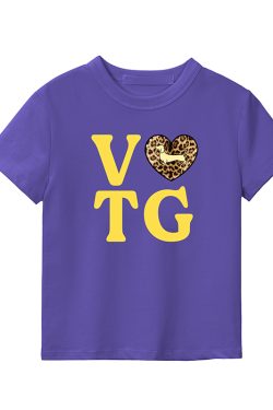 American Heart Letter Print Short Sleeve T-Shirt for Men and Women - Loose Fit Versatile Tee for Spring/Summer 2025