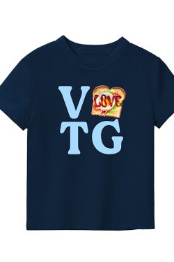 American Heart Letter Print Short Sleeve T-Shirt for Men and Women - Loose Fit Versatile Tee for Spring/Summer 2025