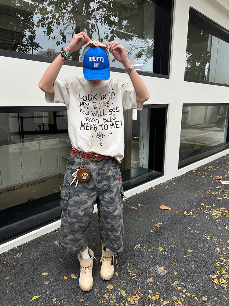 American Retro Camouflage Cargo Shorts for Men & Women - Loose-Fitting, Casual Wide-Leg Summer Shorts American Retro Camouflage Cargo Shorts for Men & Women - Loose-Fitting, Casual Wide-Leg Summer Shorts