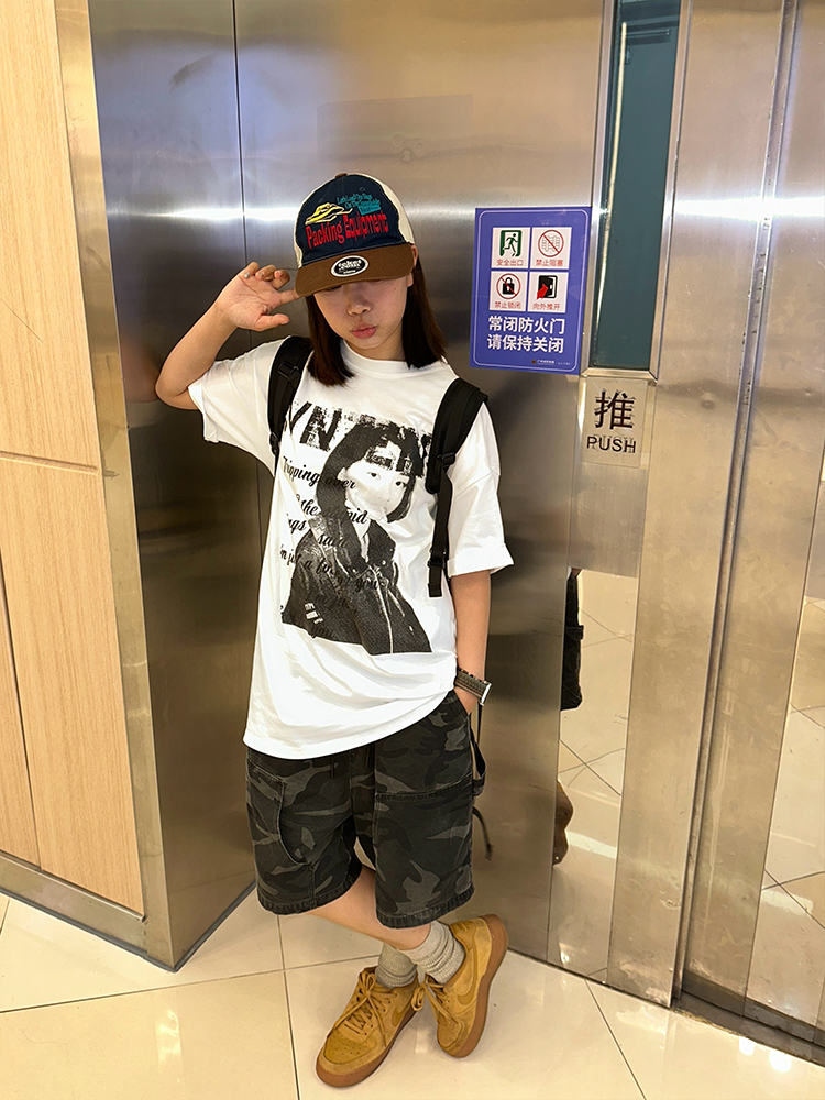 American Retro Camouflage Multi-Pocket Shorts for Men and Women - Loose Fit High Street Straight-Leg Five-Point Workwear American Retro Camouflage Multi-Pocket Shorts for Men and Women - Loose Fit High Street Straight-Leg Five-Point Workwear