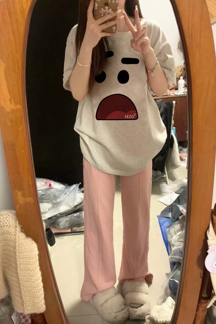 American Retro Cartoon Graphic Cotton Short-Sleeve T-Shirt for Men & Women Plus Size Loose Fit Couple Outfit