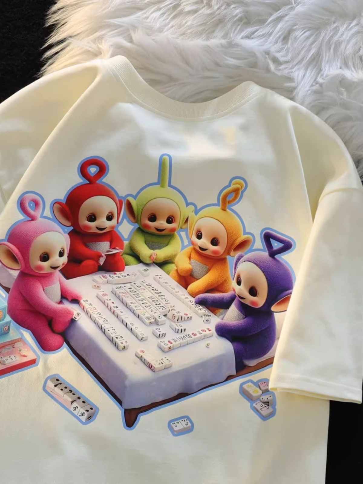 American Retro Cartoon Print Cotton Short Sleeve T-Shirt for Men and Women, Plus Size, Loose Fit, Versatile Couple Style American Retro Cartoon Print Cotton Short Sleeve T-Shirt for Men and Women, Plus Size, Loose Fit, Versatile Couple Style