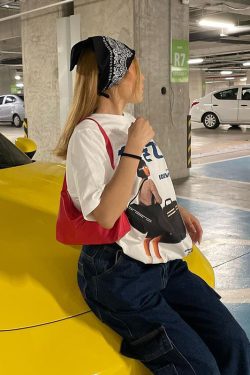 American Retro Cartoon White Short Sleeve T-Shirt for Women - Summer Oversized Street Style Top