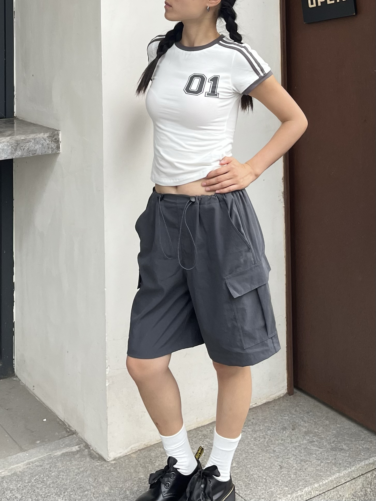 American Retro Digital Color Block Slim Fit Short Sleeve T-Shirt - Versatile 90s Inspired Style for Modern Fashion 2025 American Retro Digital Color Block Slim Fit Short Sleeve T-Shirt - Versatile 90s Inspired Style for Modern Fashion 2025