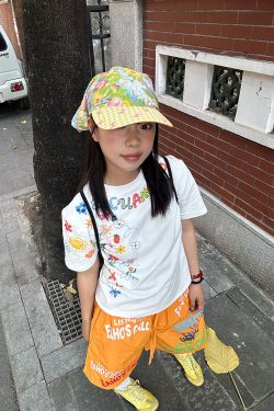 American Retro Fun Printed Letter Short-Sleeve T-Shirt - Unisex Casual Summer Loose Fit Top