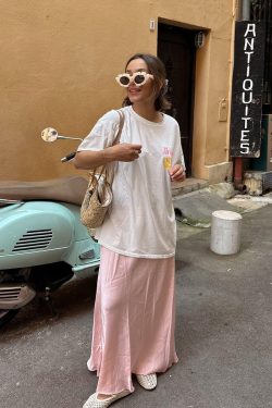 American Retro Lemon Print White Cotton Oversized T-Shirt - Trendy Summer Short Sleeve for Women, Y2K European Style