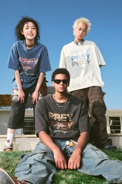 American Retro Letter Print Heavyweight Loose Short Sleeve T-Shirt for Men and Women - Trendy Summer Style 2025