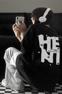 American Retro Letter Print Pure Cotton Short-Sleeve T-Shirt for Men and Women, Plus Size Loose Street Hip-Hop Couple Style