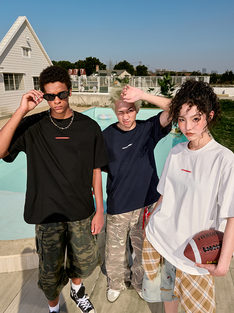 American Retro Letter Print Short Sleeve T-Shirt - Unisex Heavyweight Loose Fit - 2025 Summer Fashion, Y2K Style American Retro Letter Print Short Sleeve T-Shirt - Unisex Heavyweight Loose Fit - 2025 Summer Fashion, Y2K Style