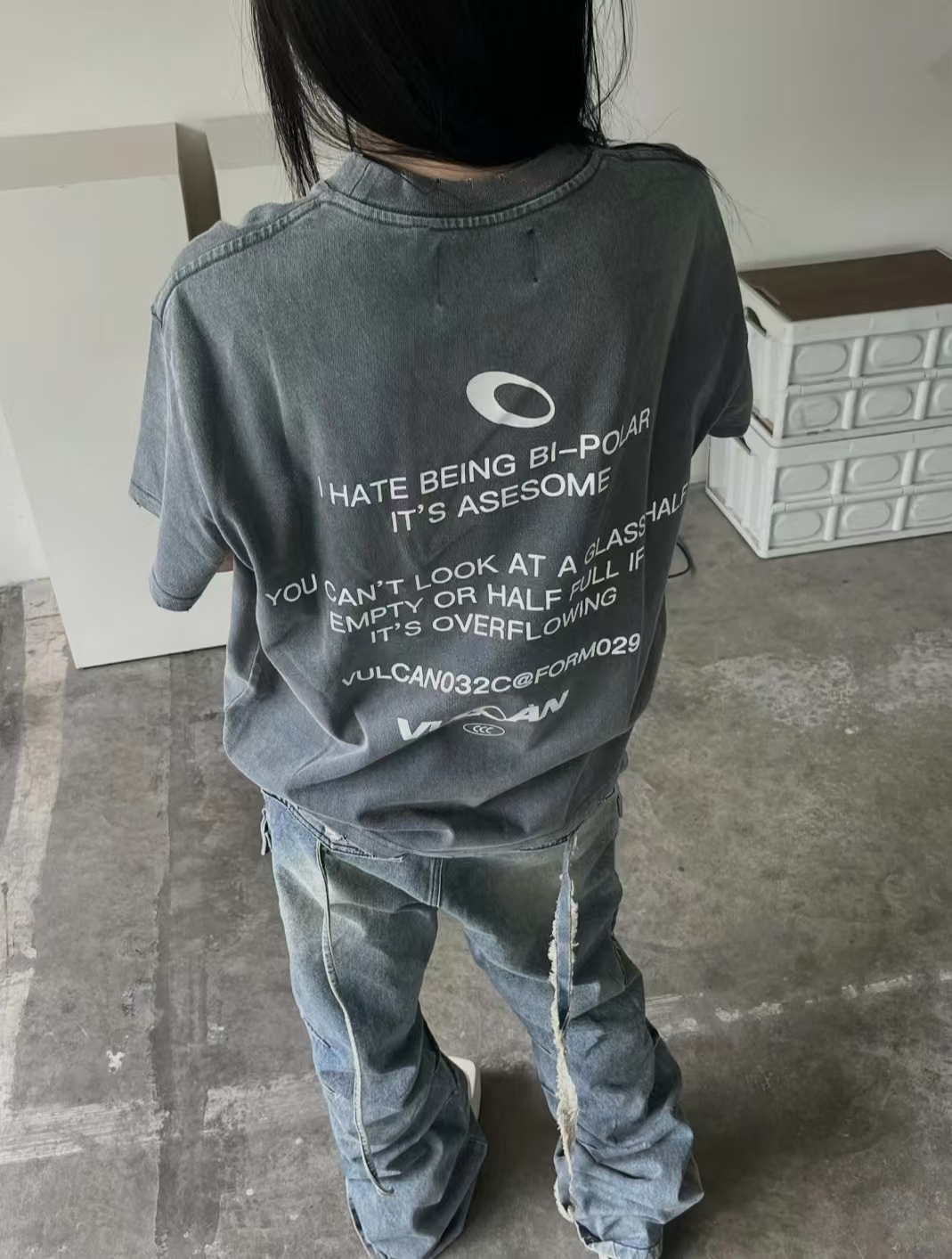 American Retro Letter Print Short-Sleeve T-Shirt for Women - Vintage 90s Loose Heavyweight Summer Top American Retro Letter Print Short-Sleeve T-Shirt for Women - Vintage 90s Loose Heavyweight Summer Top